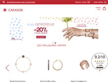 Tablet Screenshot of bijouterie-carador.com